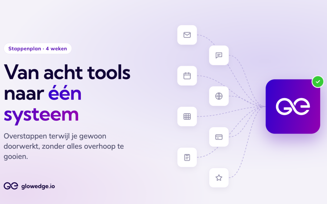 Van acht tools naar één plek, zonder alles overhoop te gooien