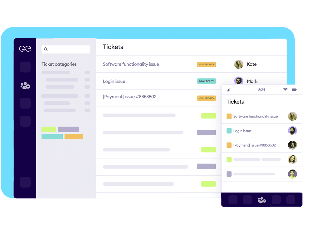 glowedge ticketsysteem